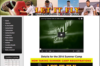Let It Fly Football Camp
